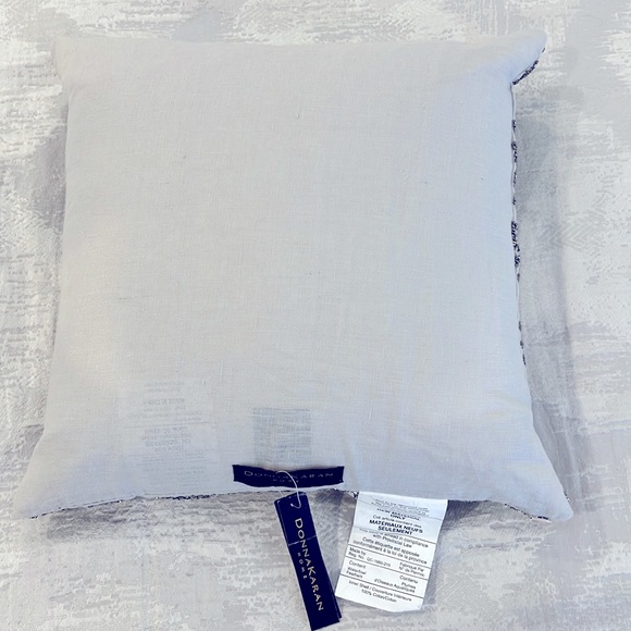 DONNA KARAN LUNA BEADED PLATINUM ACCENT PILLOW - Picture 4 of 6